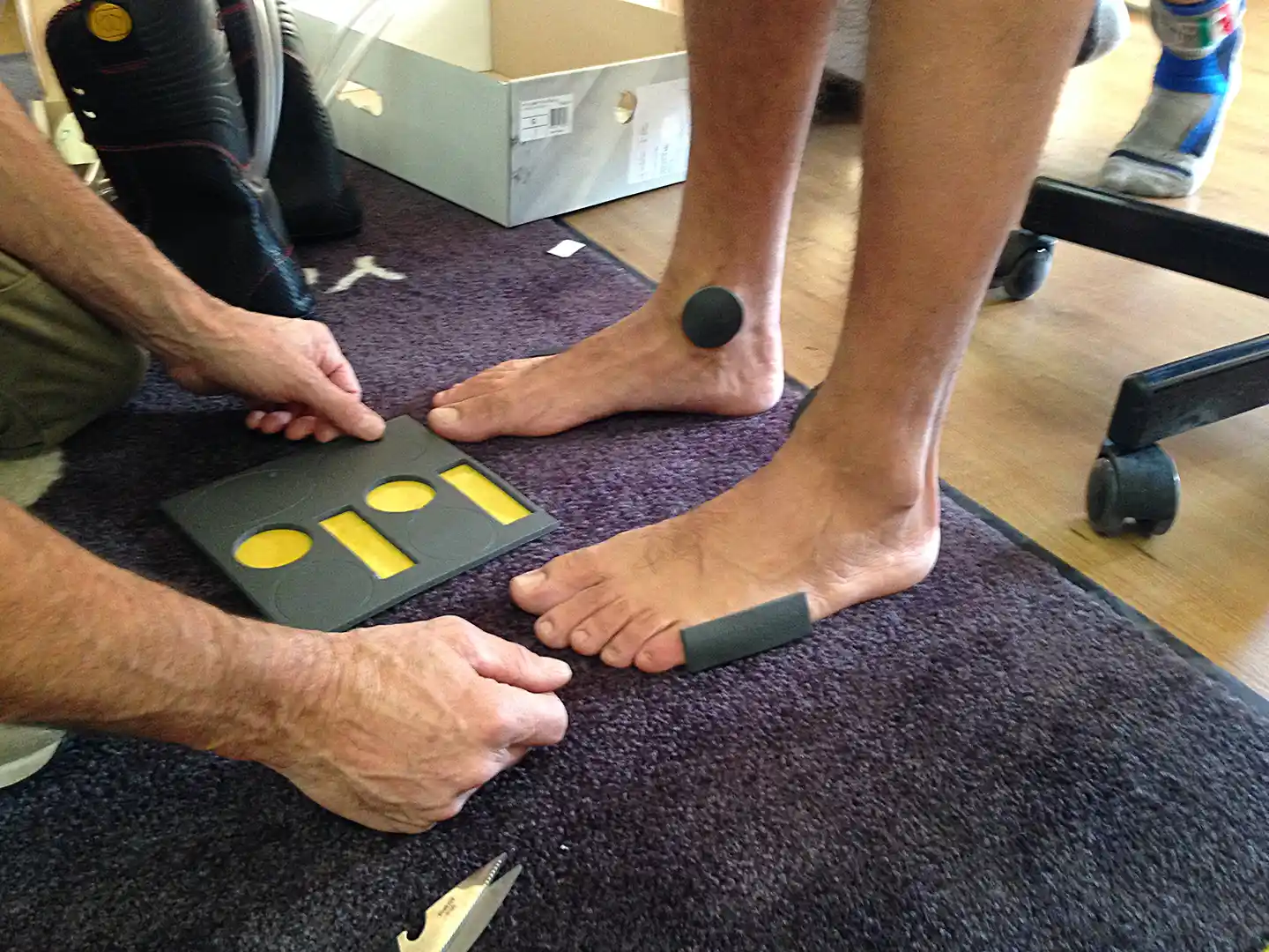 BOOT FITTING - foot preparation