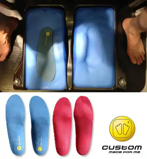 custom footbed by sidas