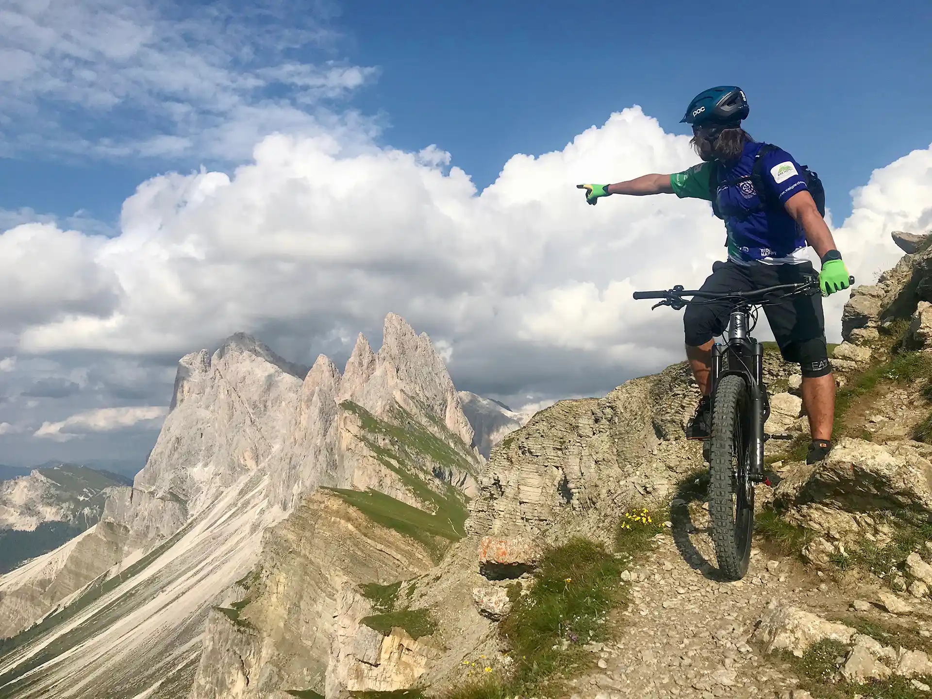 Mountain bike in Val Gardena - Le Odle - Seceda - Dolomiti