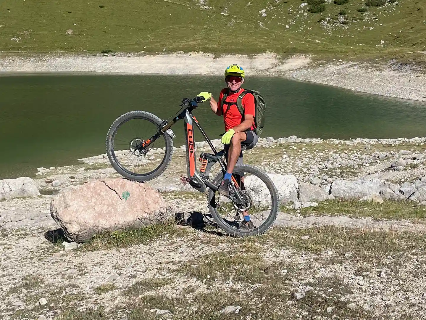 E-bike von Cube auf Tour in den Dolomiten