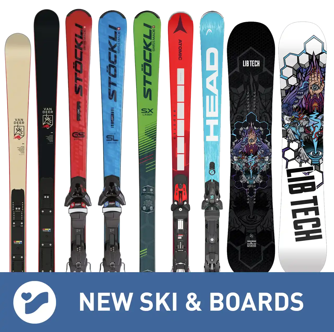 new-ski-boards-for-rent-2024 neue skier und snowboards zu mieten - intersport val gardena