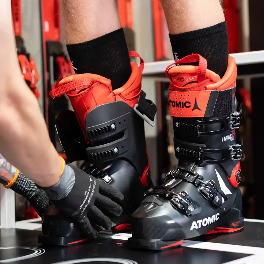 ski-boot-fitting Impostazione piedi negli scarponi da sci