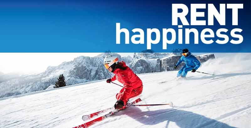 Happy skiing - Intersport Val Gardena banner