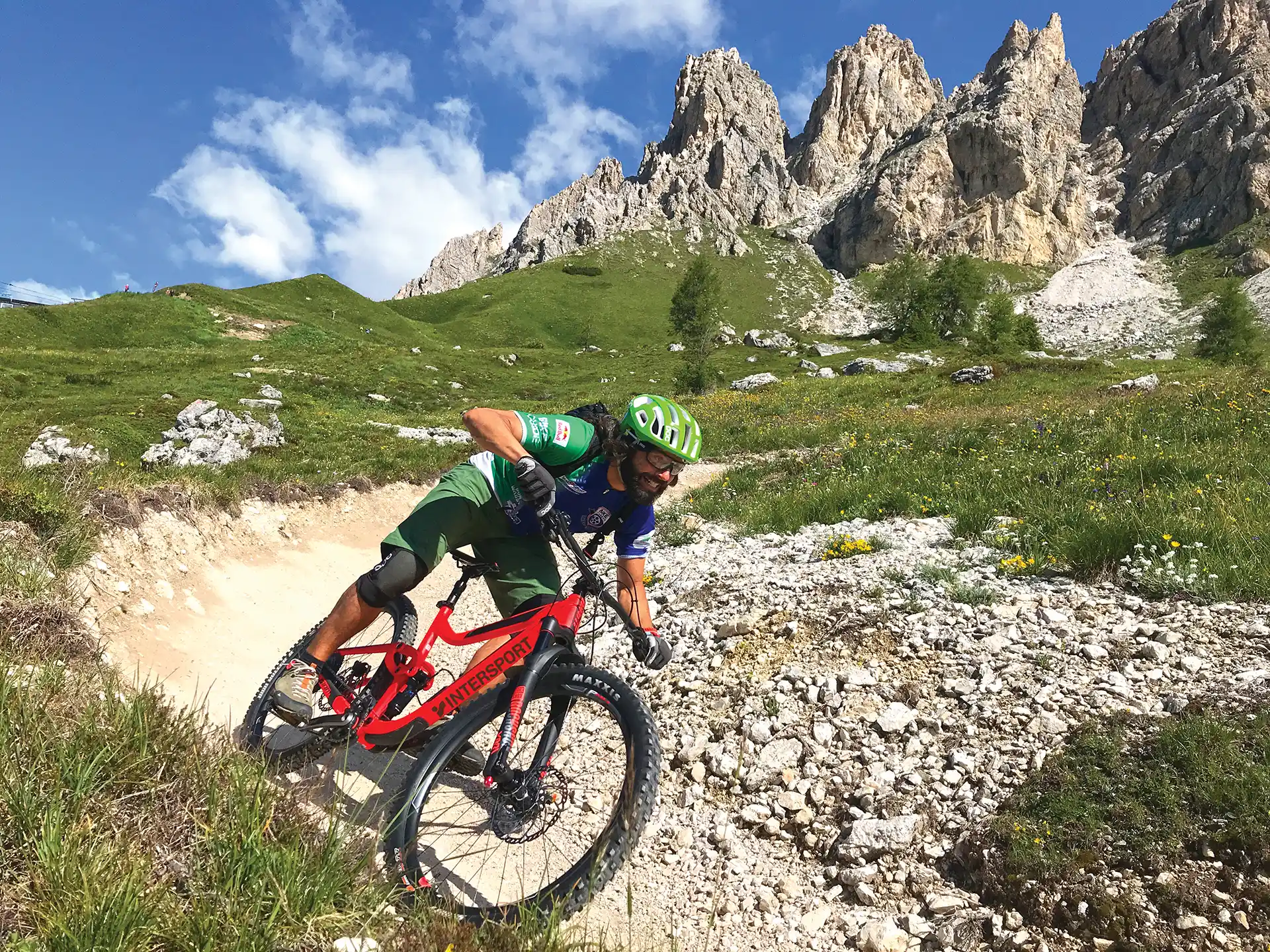 flow trail danterceppies - passo sella - dolomites