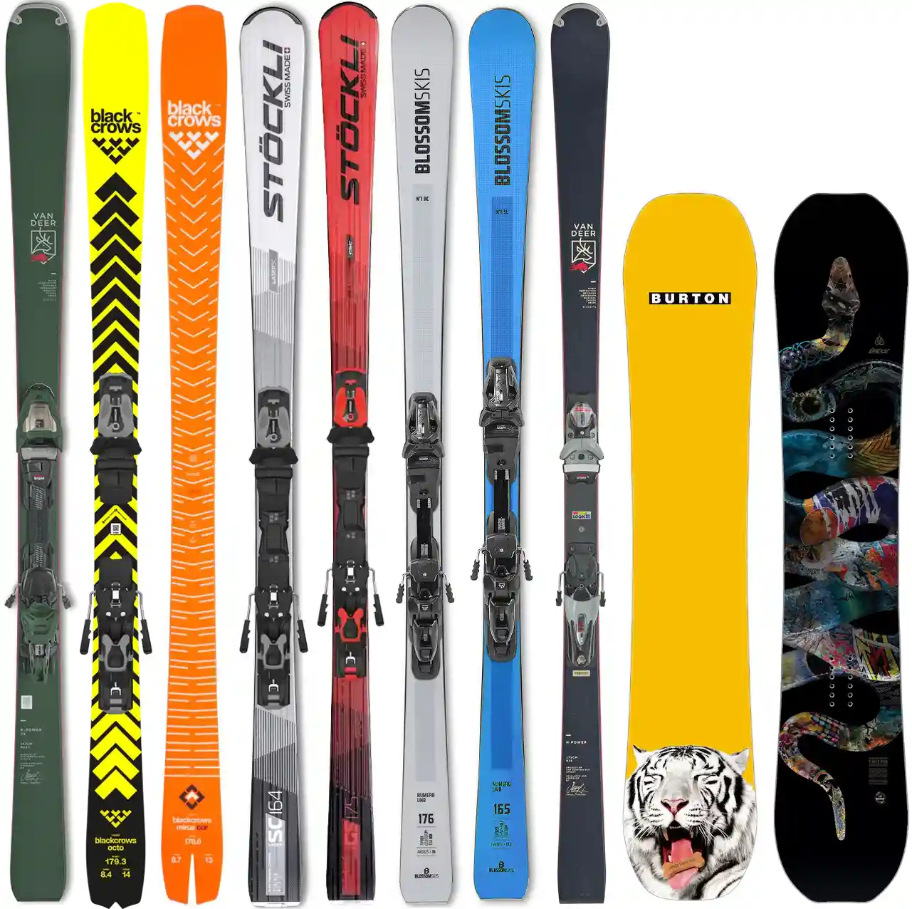 new ski and snowboards for rent in intersport s. cristina