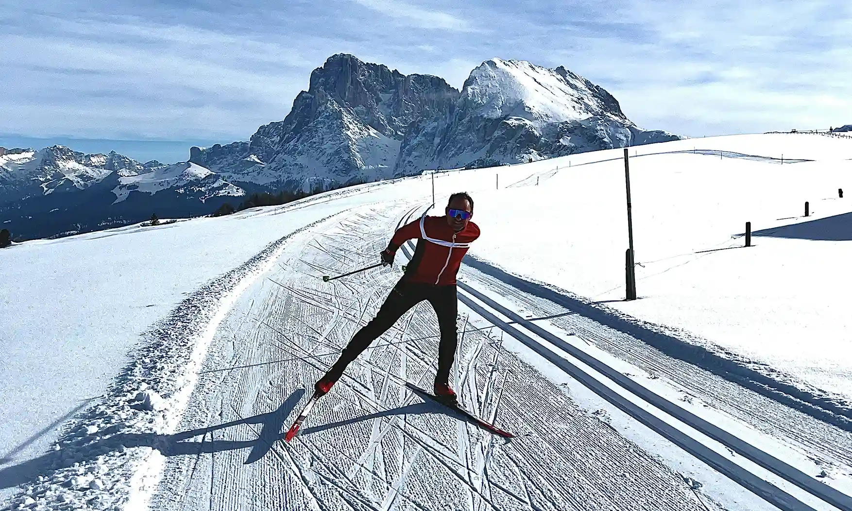 Armin - Cross-country skiing on Alpe di Siusi