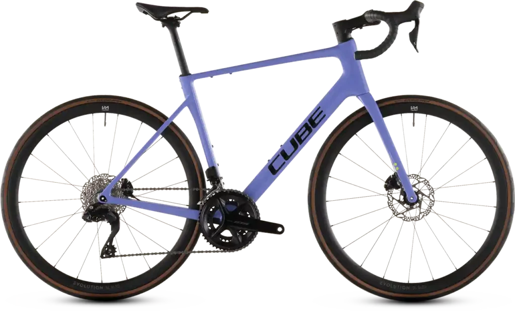 Cube-Attain-C-62-SLX-lila Bike Rental Val Gardena - Endurance - Road bike Cube Attain C:62 SLX